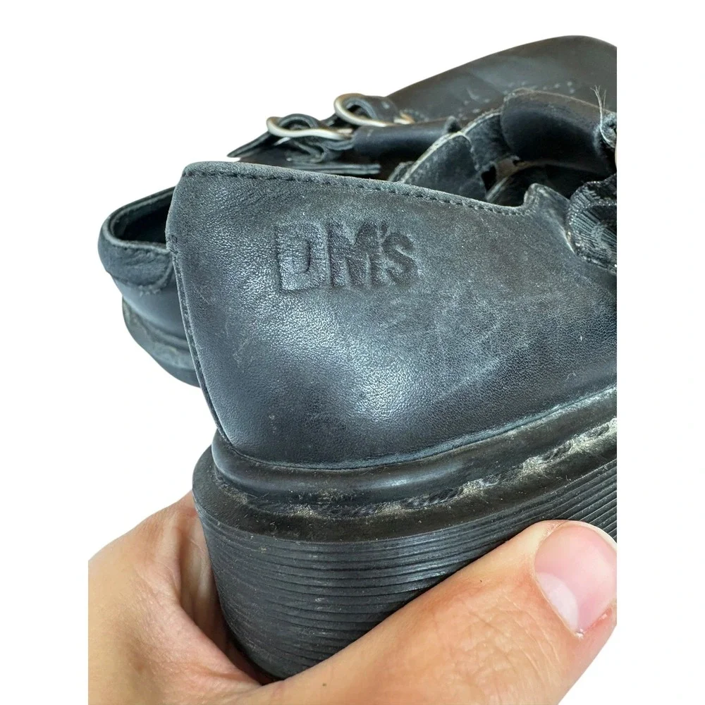 Vintage Dr. Martens Women's Mary Janes Double Buckle Leather Shoes Rare Style 5‎